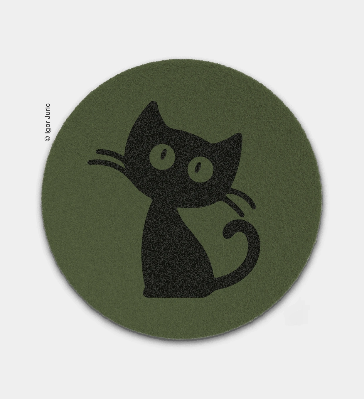 Kitty te gleda T1 Kitty schaut dich an – Veldor-Wollteppich