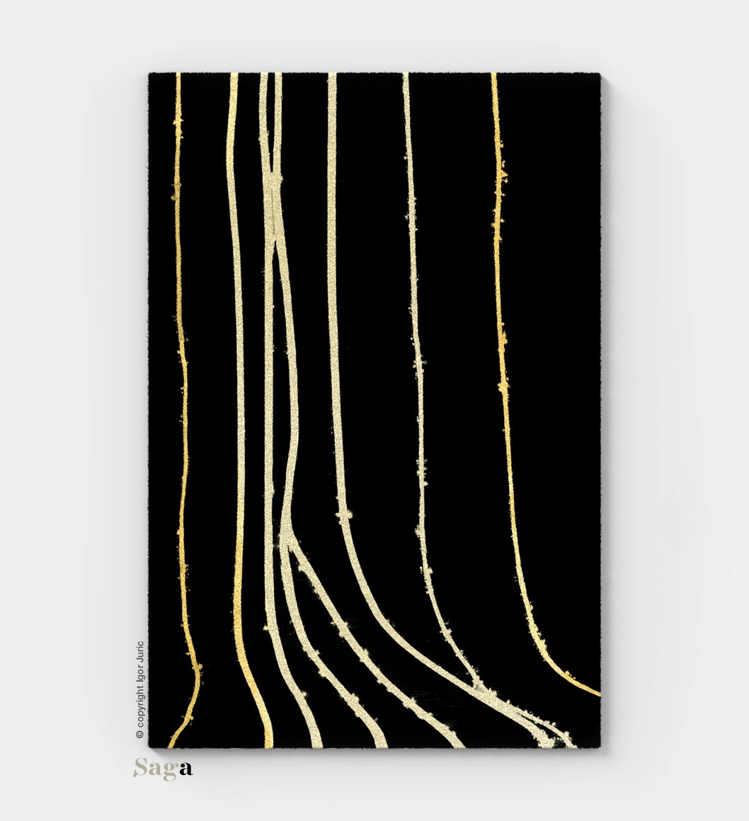 Show – Gold – Veldor-Wollteppich