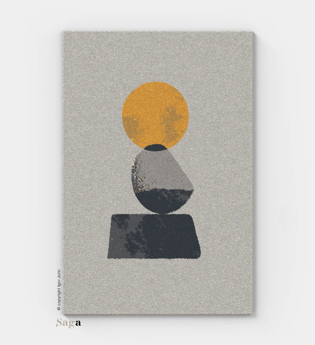 Sonne und Stein – Veldor-Wollteppich
