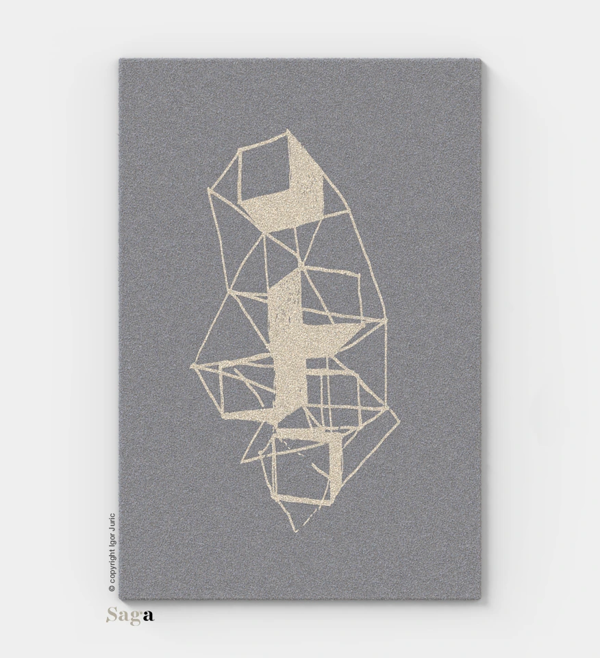 Artwork_grey Artwork – Grau – Veldor-Wollteppich