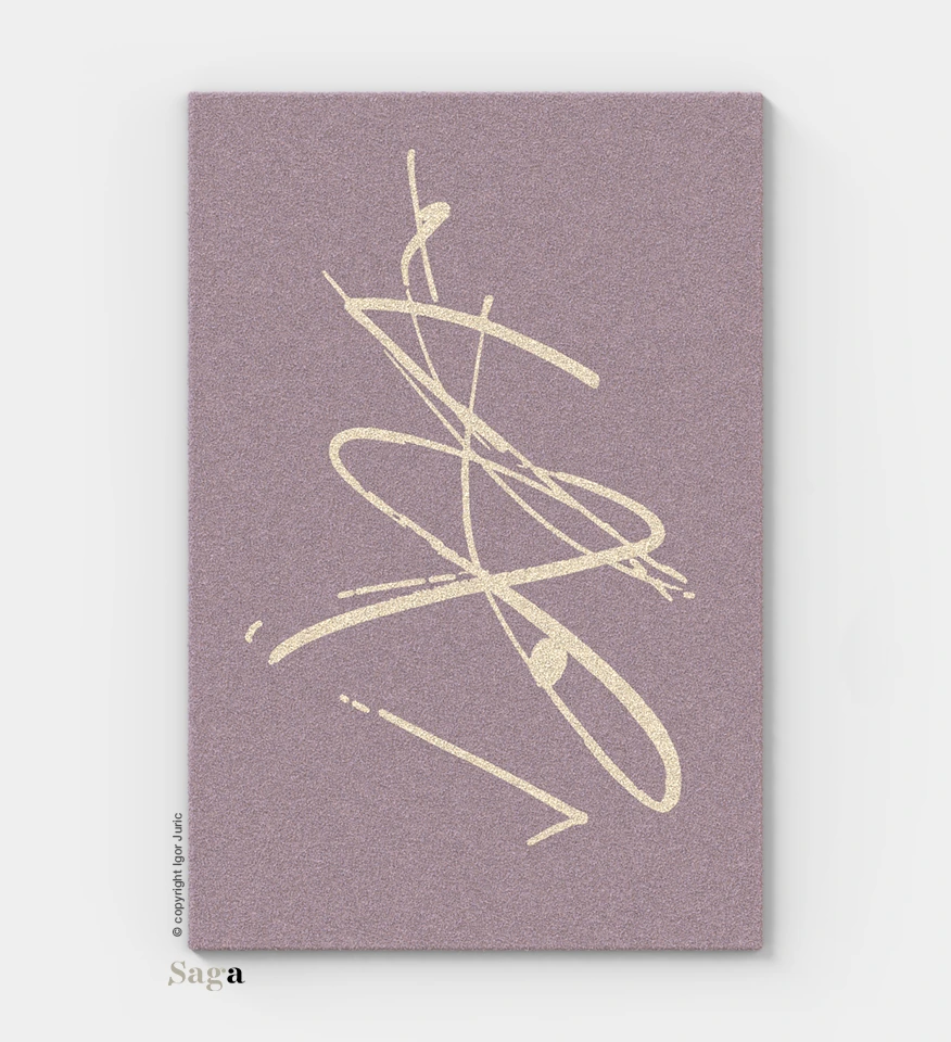 LOVE ART – Pink – Veldor-Wollteppich