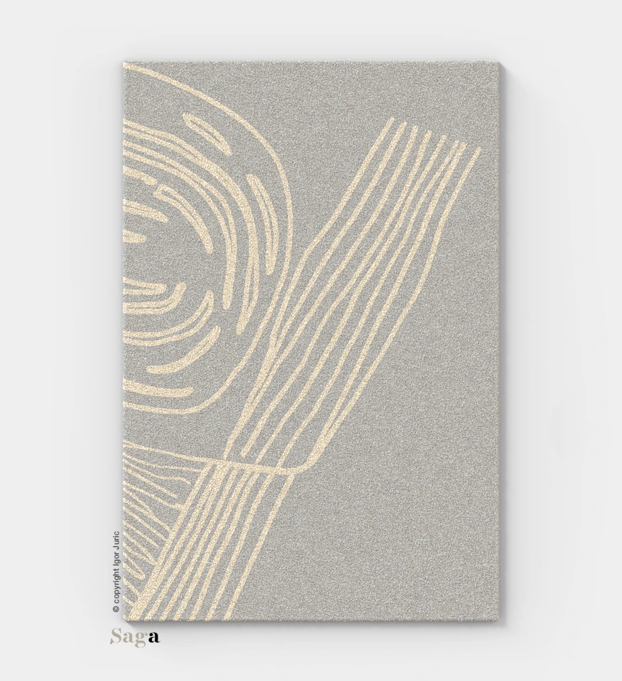 Rola Grey Rola – Grau – Veldor-Wollteppich